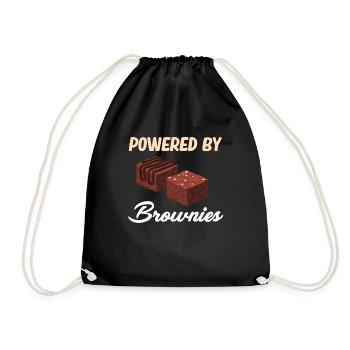 Propulsé par Brownies Lover Fudge Cookie - Sac de sport léger - noir - Devant