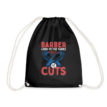 Barber Lord Of The Fades Master of Cuts Haircut Ba - Turnbeutel - Schwarz - Vorne