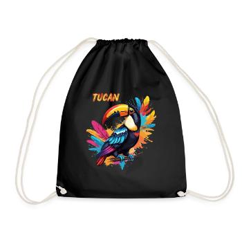 TOUCAN - Sac de sport léger - noir - Devant