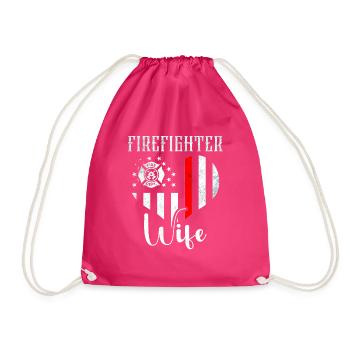 Firefighter Fire Crews ́ - Drawstring Bag - fuchsia - Front