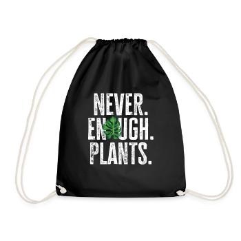 Monstera Deliciosa Albo Plante d’intérieur botanique - Sac de sport léger - noir - Devant