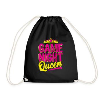 Board Games Game Board Gift - Drawstring Bag - black - Front