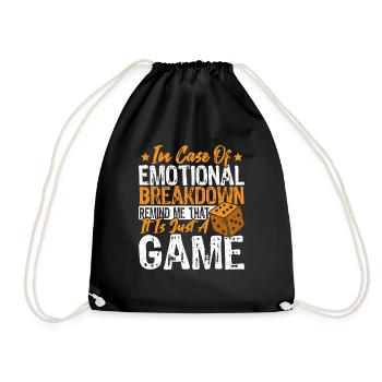 Board Games Game Board Gift - Drawstring Bag - black - Front