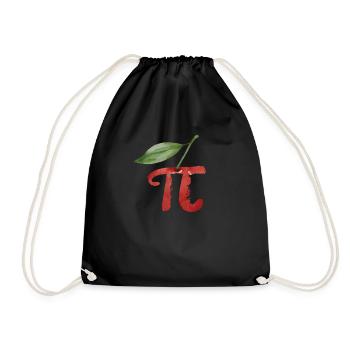 Cherry Pi Day Drôle Gâteau Cerises 3.14 Humour - Sac de sport léger - noir - Devant