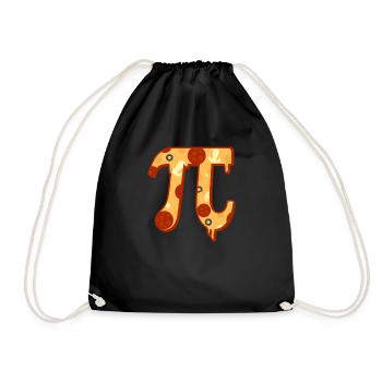 Pizza Pi Day Drôle Nerd Geek Professeur Italien - Sac de sport léger - noir - Devant