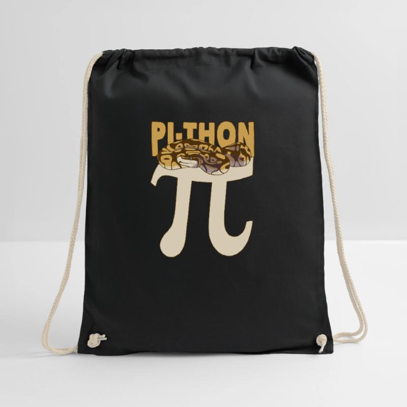Pi-Thon Funny Pi Day Python Snake Math Drawstring Bag