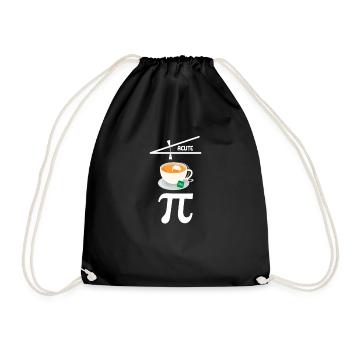 Aiguë Thé Gâteau Cutie Pi Jour Math Geek Connaissance - Sac de sport léger - noir - Devant