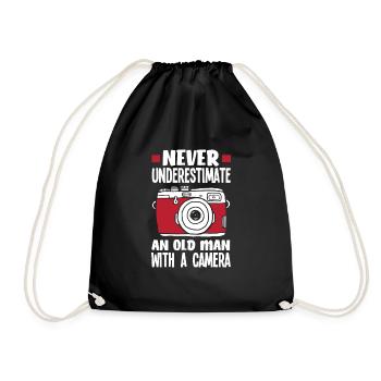 Drôle Photographie Photographe Photographe Cadeau - Sac de sport léger - noir - Devant