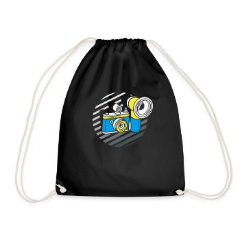 Drôle Photographie Photographe Photographe Cadeau - Sac de sport léger - noir - Devant