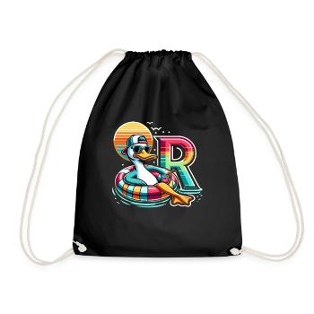 Retiree Gift Pension Saying Retirement - Drawstring Bag - black - Front