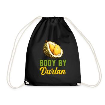 Durian Fruit Lover Funny Durio Zibethinus Men - Drawstring Bag - black - Front
