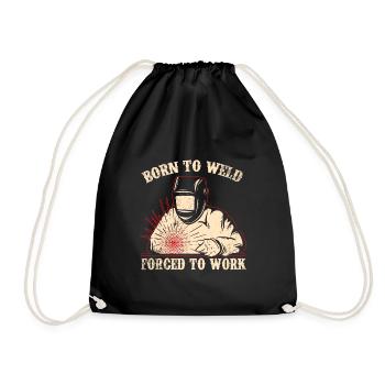 Soudure Soudeur Ouvrier Soudure Travail des métaux - Sac de sport léger - noir - Devant