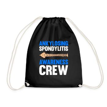 Spondylarthrite ankylosante, spondylarthrite ankylosante - Sac de sport léger - noir - Devant