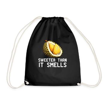 Durian Fruit Lover Funny Durio Zibethinus Men - Drawstring Bag - black - Front