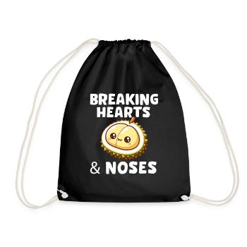Durian Fruit Lover Funny Durio Zibethinus Men - Drawstring Bag - black - Front