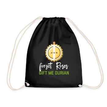 Durian Fruit Lover Funny Durio Zibethinus Men - Drawstring Bag - black - Front