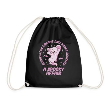 Koala Bear Halloween - Drawstring Bag - black - Front