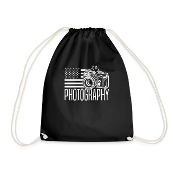 Drôle Photographie Photographe Photographe Cadeau - Sac de sport léger - noir - Devant