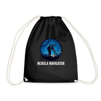 Astrophotography Astrophotographer Astronomy - Drawstring Bag - black - Front