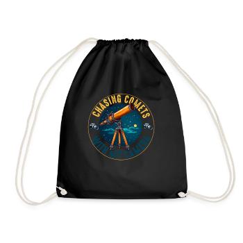 Astrophotography Astrophotographer Astronomy - Drawstring Bag - black - Front