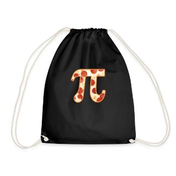 Pizza Pi Day Nerd Geek Italien Math Récolte - Sac de sport léger - noir - Devant