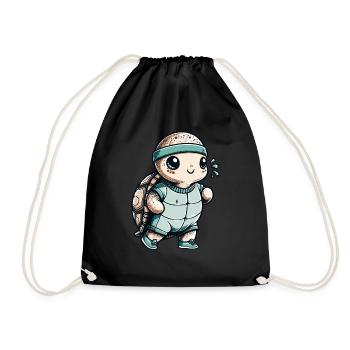 Jogging Runner Gift Marathon Half Marathon - Drawstring Bag - black - Front