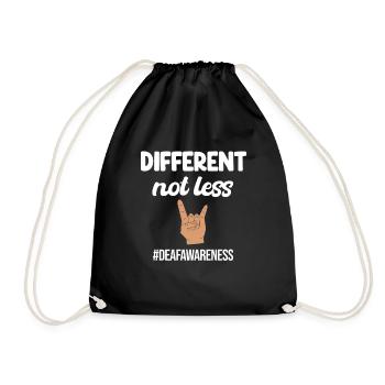 Différent, pas moins amusant - Sac de sport léger - noir - Devant