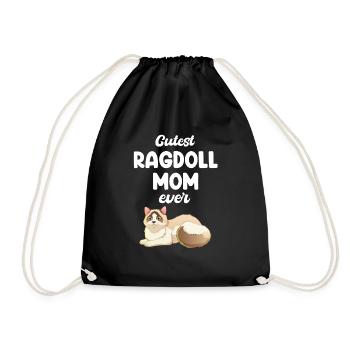 La maman Ragdoll la plus mignonne de tous les temps vétérinaire - Sac de sport léger - noir - Devant