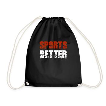 Sports Better Funny Horse Betting Derby - Sac de sport léger - noir - Devant