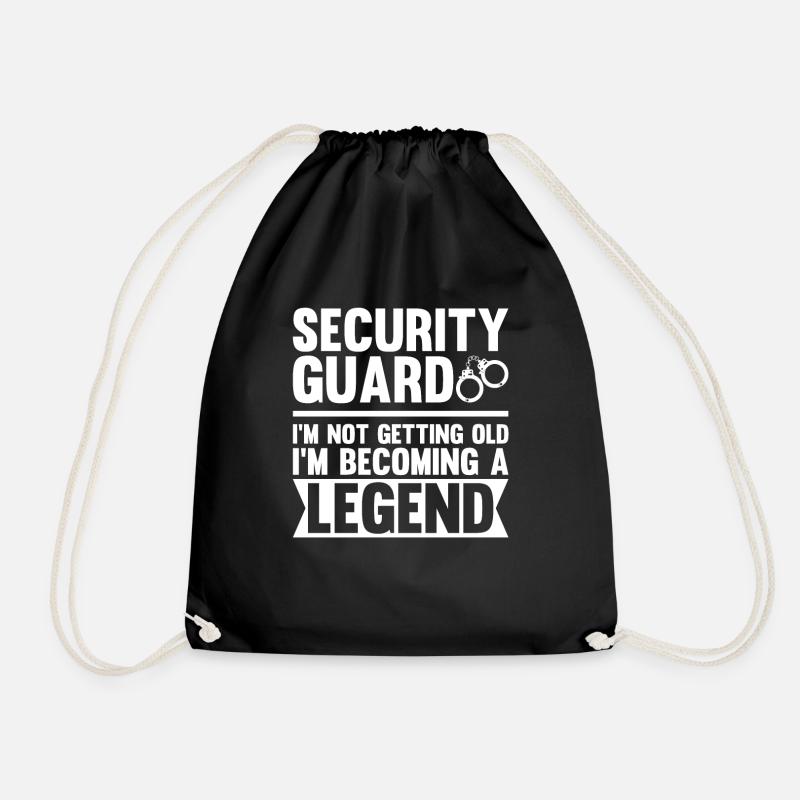 Security Kleidung Security Zubehör - Turnbeutel - Schwarz