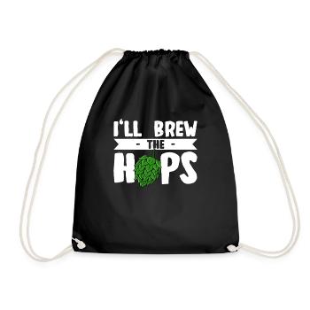 Beer Drink Beer Brewing Beer Brewer - Drawstring Bag - black - Front