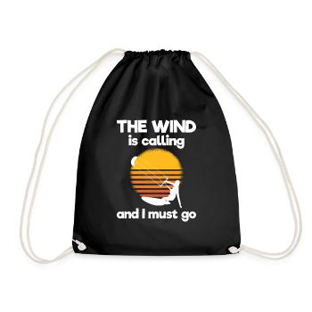 Kitesurf Kitesurf Kitesurf Kiteboarder - Sac de sport léger - noir - Devant