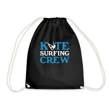 Kitesurf Kitesurf Kitesurf Kiteboarder - Sac de sport léger - noir - Devant