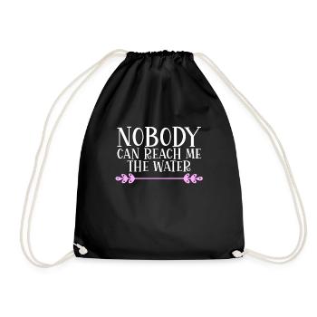 Personne ne peut m’atteindre l’eau Denglisch - Sac de sport léger - noir - Devant