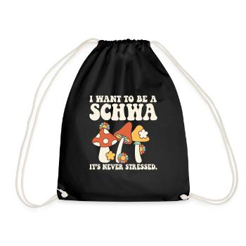 Professeur d’anglais Je veux être un Schwa ELA Life - Sac de sport léger - noir - Devant