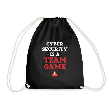 Cyber Security est un programmeur de jeux d’équipe - Sac de sport léger - noir - Devant