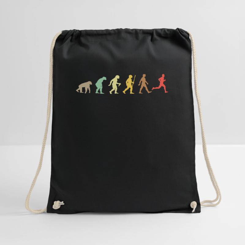 Run Retro Running Evolution Funny Runner Marathon Sac de sport léger