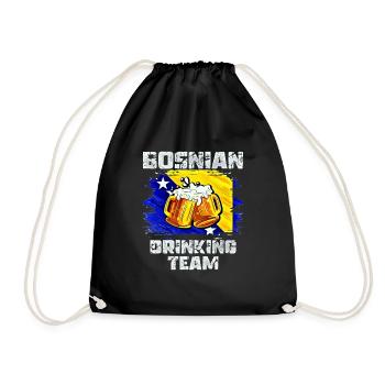 Équipe de boisson de Bosnie-Herzégovine - Sac de sport léger - noir - Devant