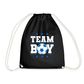 Gender Reveal Babyboy Baby Shower - Turnbeutel - Schwarz - Vorne