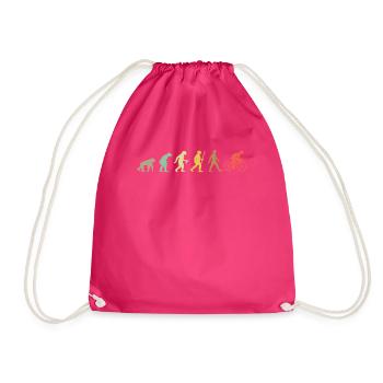Bike Retro Cycling Evolution Bicycle - Sac de sport léger - fuchsia - Devant