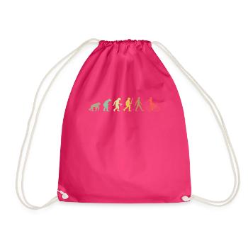 Bike Retro Cycling Evolution Bicycle - Sac de sport léger - fuchsia - Devant