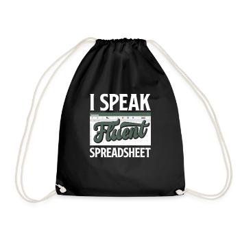 Funny Tax Advisor Accountant Gift - Drawstring Bag - black - Front
