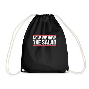 Now we have the salad. Denglish - Drawstring Bag - black - Front