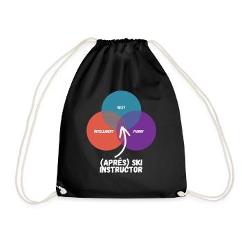 Moniteur de ski Moniteur d’après-ski - Sac de sport léger - noir - Devant