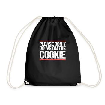 S’il vous plaît, ne me faites pas aller sur le Cookie Denglisch - Sac de sport léger - noir - Devant