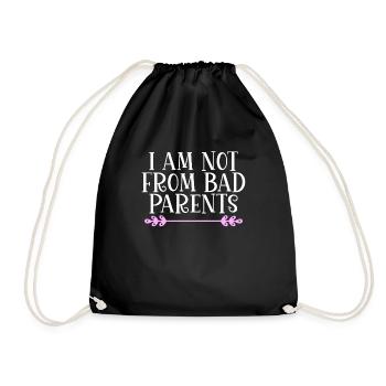 Je ne suis pas de mauvais parents Denglish - Sac de sport léger - noir - Devant
