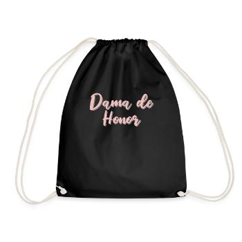 Bachelorette Party Jga Dama De Honor - Turnbeutel - Schwarz - Vorne