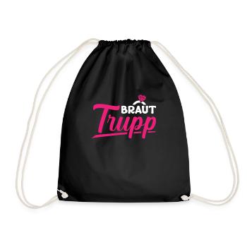 Bachelorette Party Jga - Turnbeutel - Schwarz - Vorne