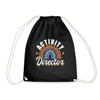 Awesome Activity Director - Turnbeutel - Schwarz - Vorne