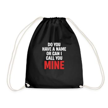 Avez-vous un nom ou puis-je vous appeler ? - Sac de sport léger - noir - Devant